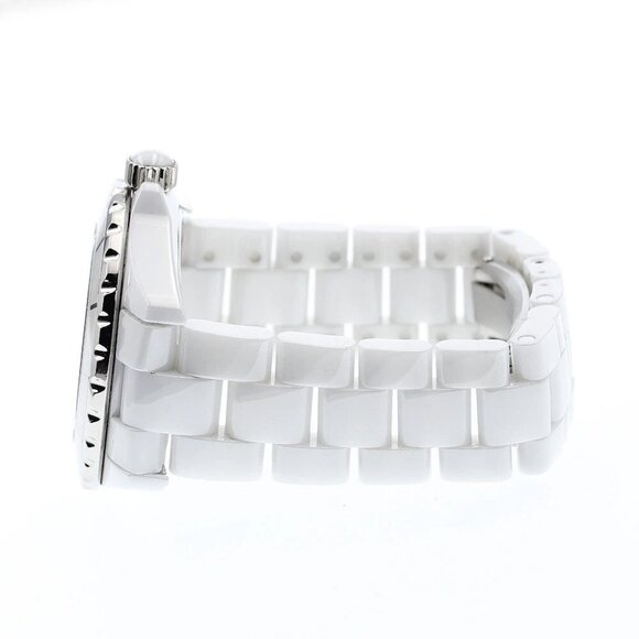 CHANEL J12 Pink light H4864 8P diamond white Dial Automatic Men's Watch - Picture 4 of 12